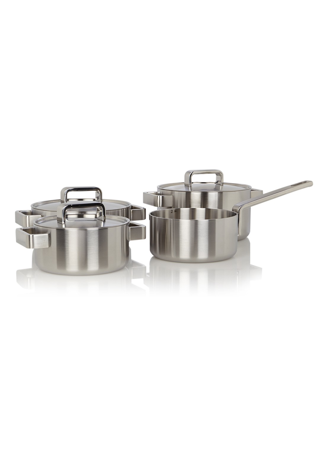 Iittala Tools pannenset 4-delig - voorkant zilver