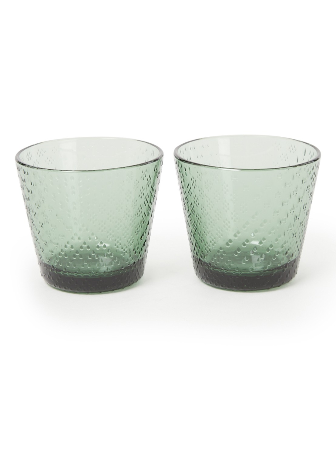 Iittala Tundra drinkglas 29 cl set van 2 - voorkant groen