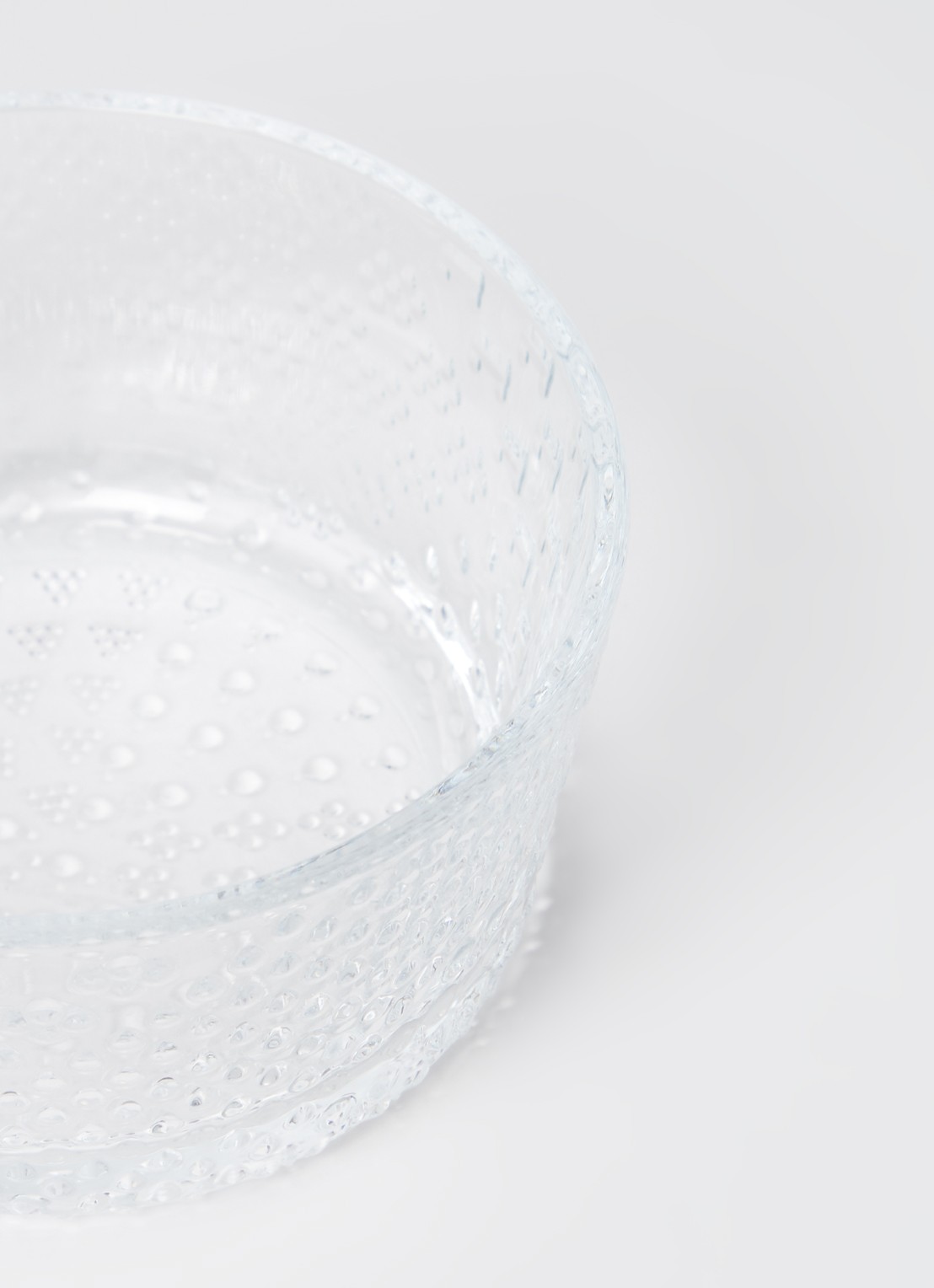 Iittala Tundra kom 10,5 cm - voorkant 2 transparant