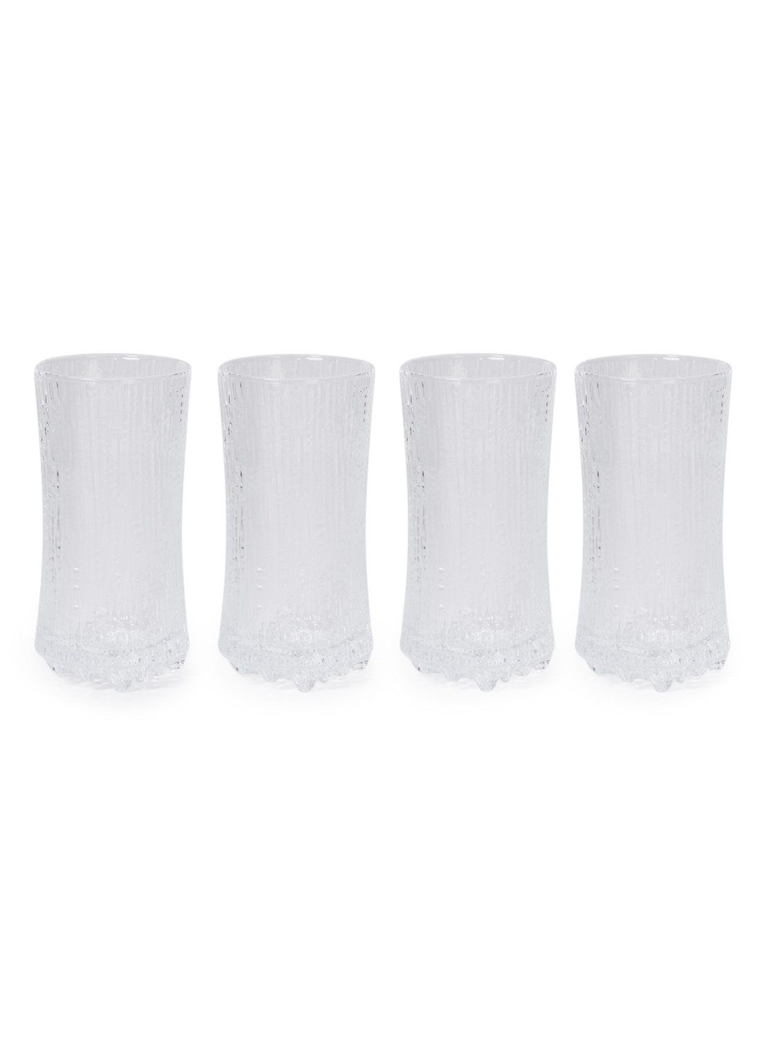 Iittala Ultima Thule champagneglas 18 cl set van 4  - voorkant transparant
