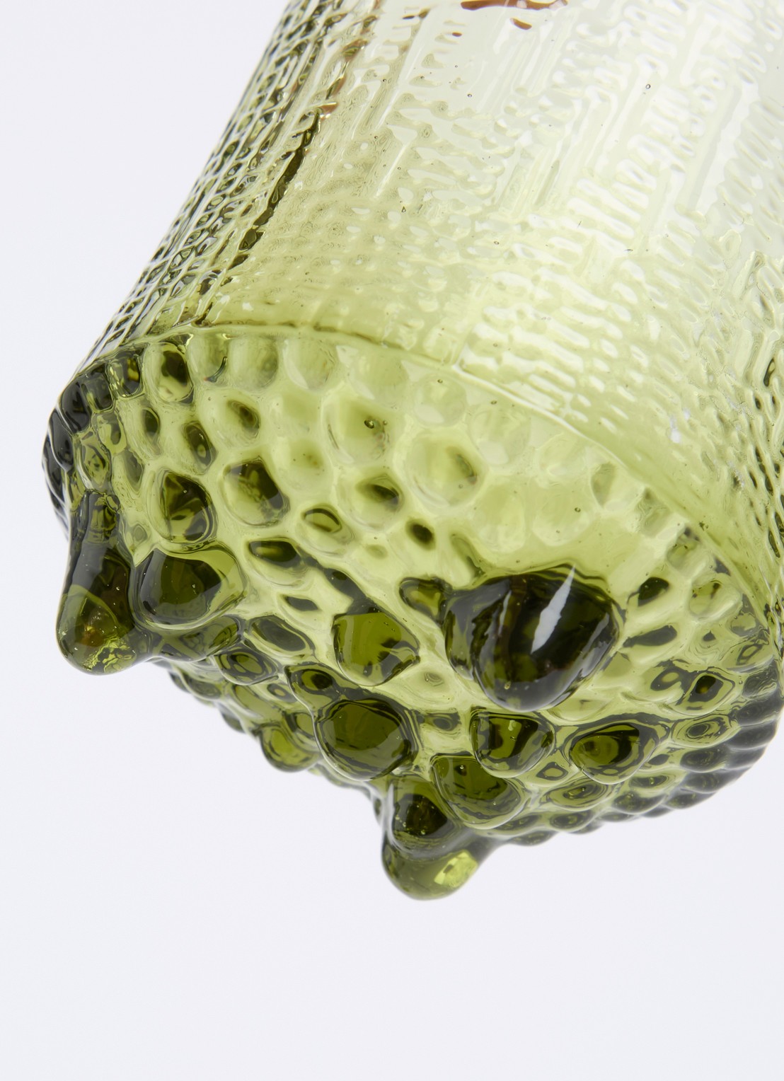 Iittala Ultima Thule drinkglas 20 cl set van 2 - voorkant 2 mosgroen