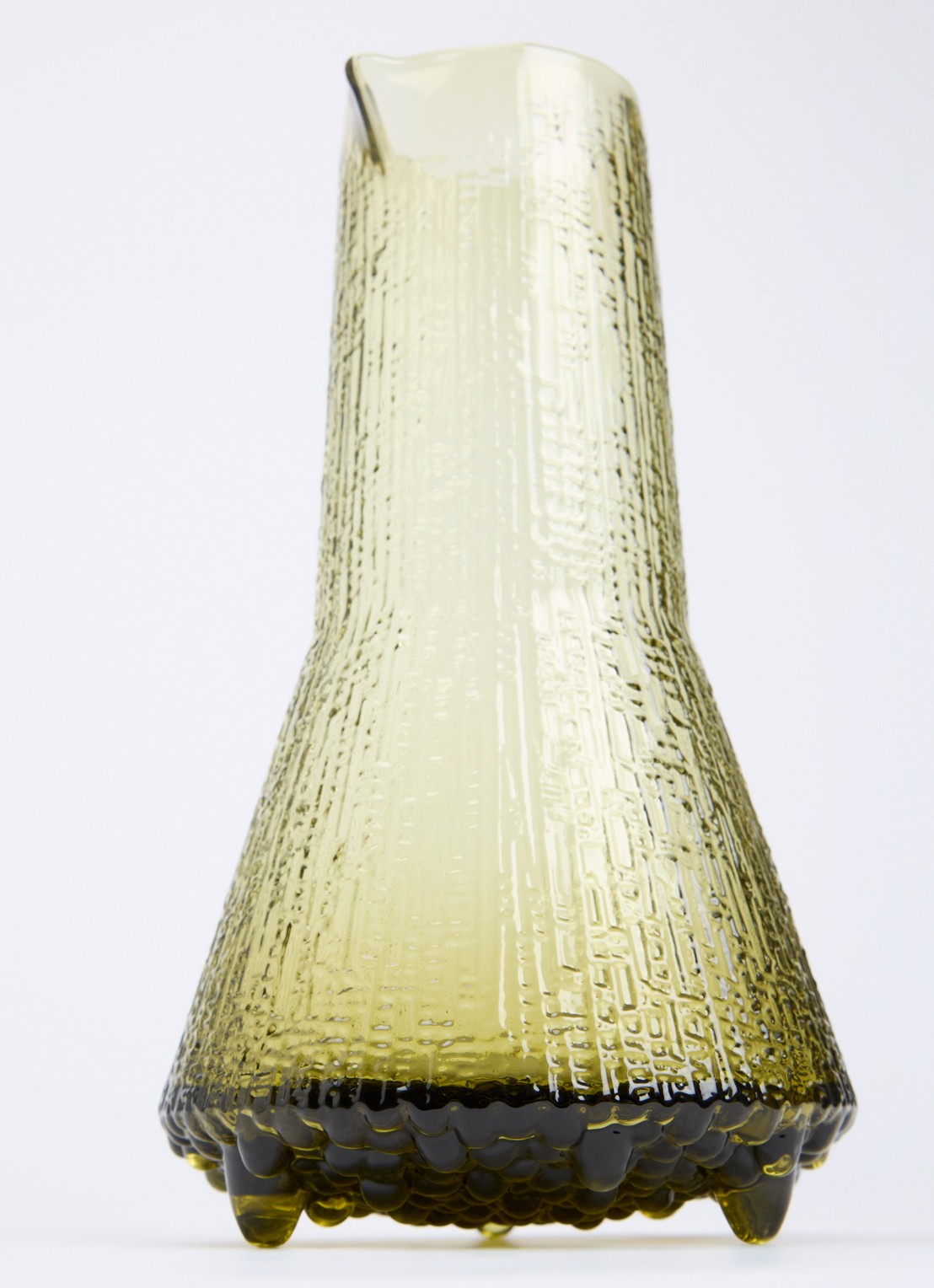 Iittala Ultima Thule karaf 50 cl - voorkant 2 mosgroen