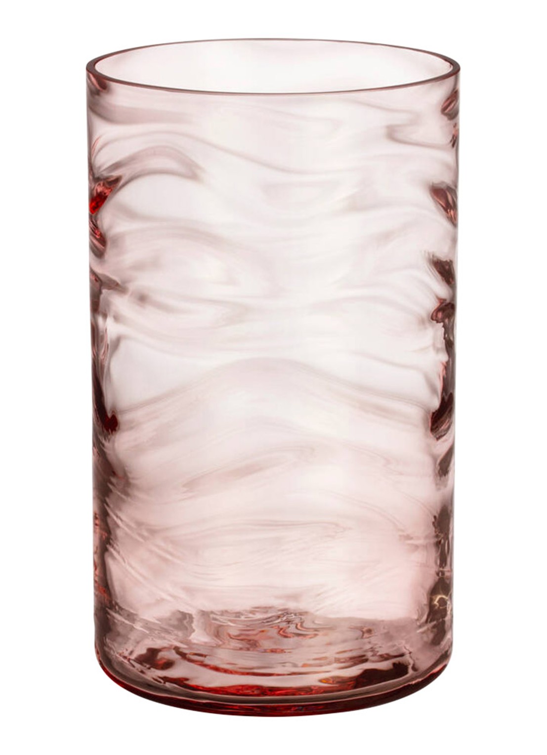 Iittala Unda vaas 25 cm - voorkant 2 zalmroze