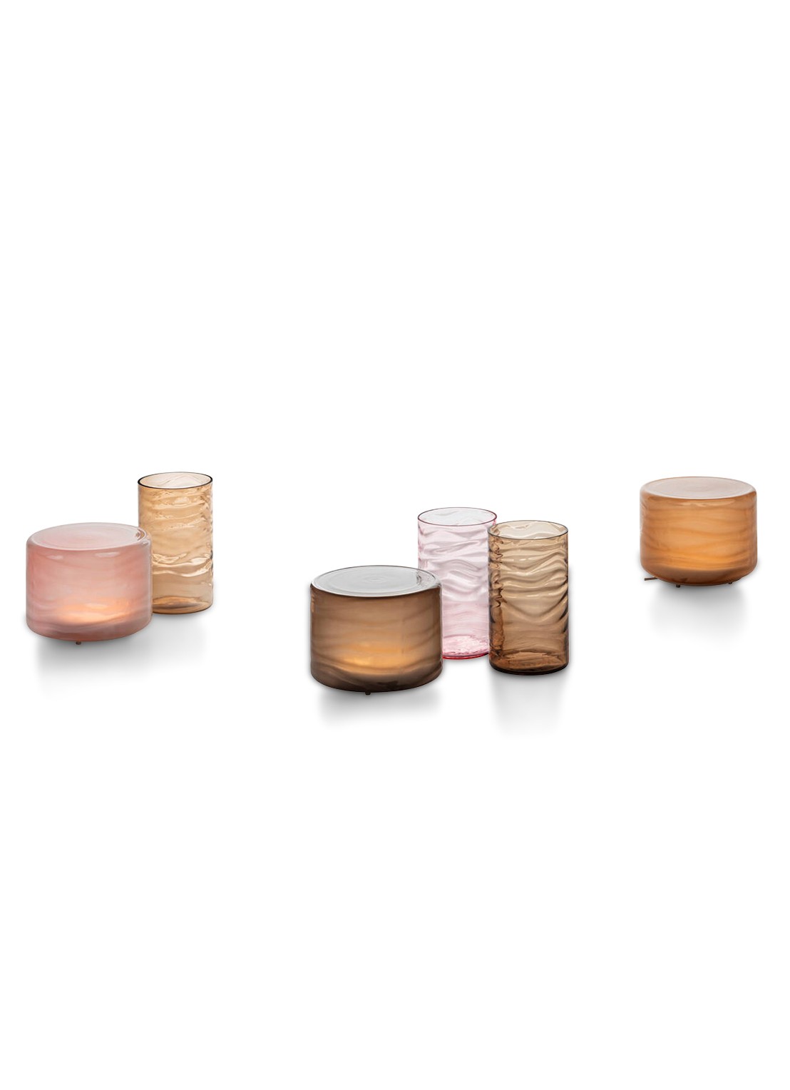 Iittala Unda vaas 25 cm - voorkant 3 koper