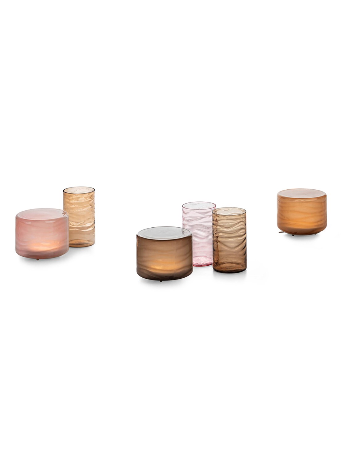 Iittala Unda vaas 25 cm - voorkant 2 zand