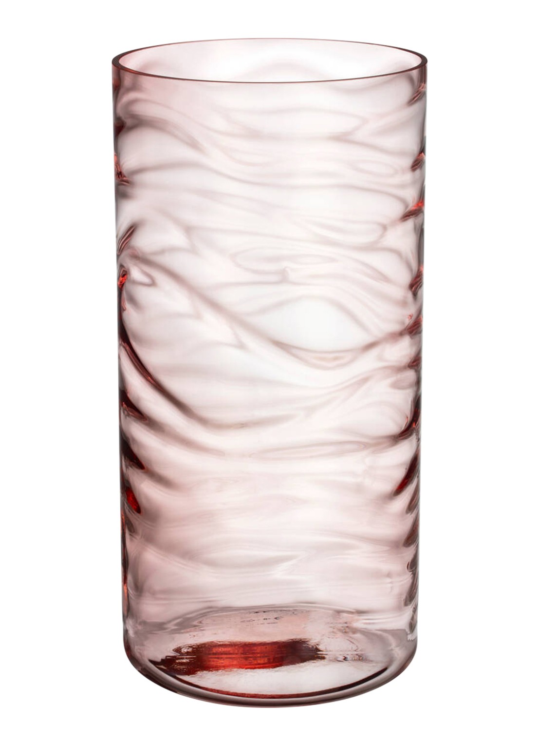 Iittala Unda vaas 40 cm - limited edition - voorkant 2 zalmroze