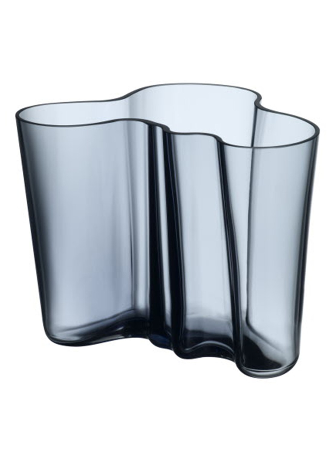 iittala Vaas 16 cm - voorkant donkerblauw