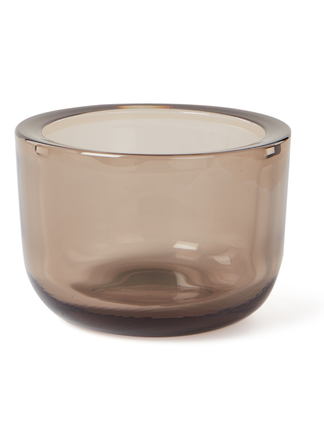 Iittala Valkea waxinelichthouder 6 cm - voorkant beige