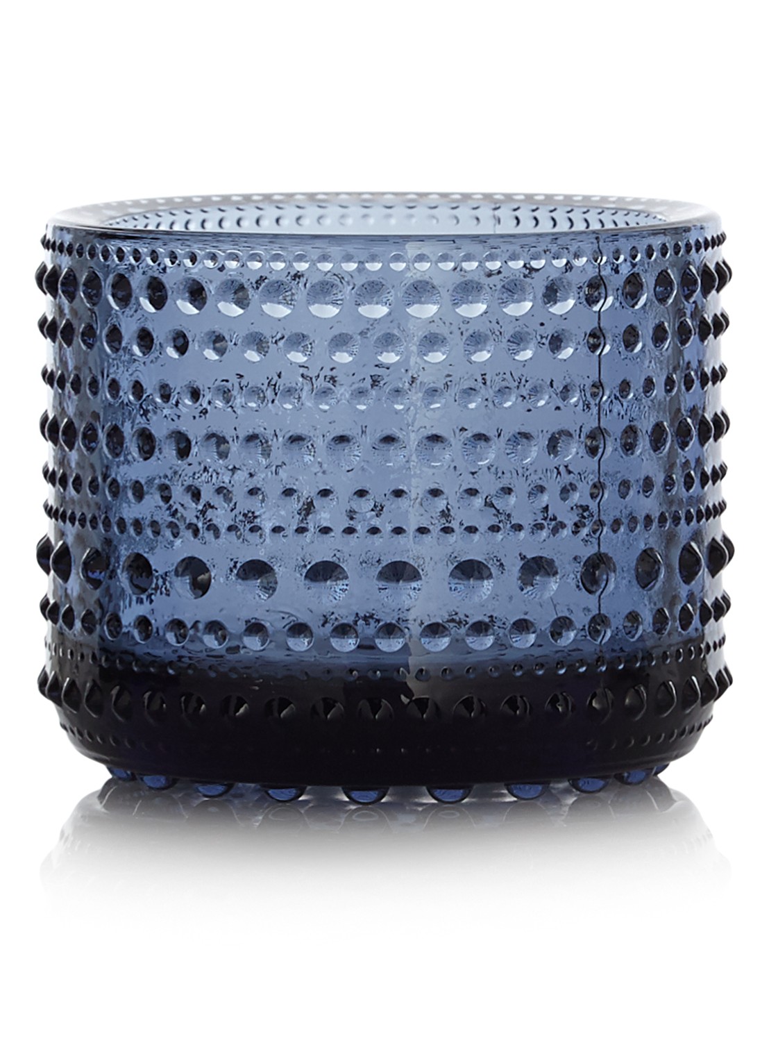 Iittala Waxinelichthouder 6 cm - voorkant 3 blauw