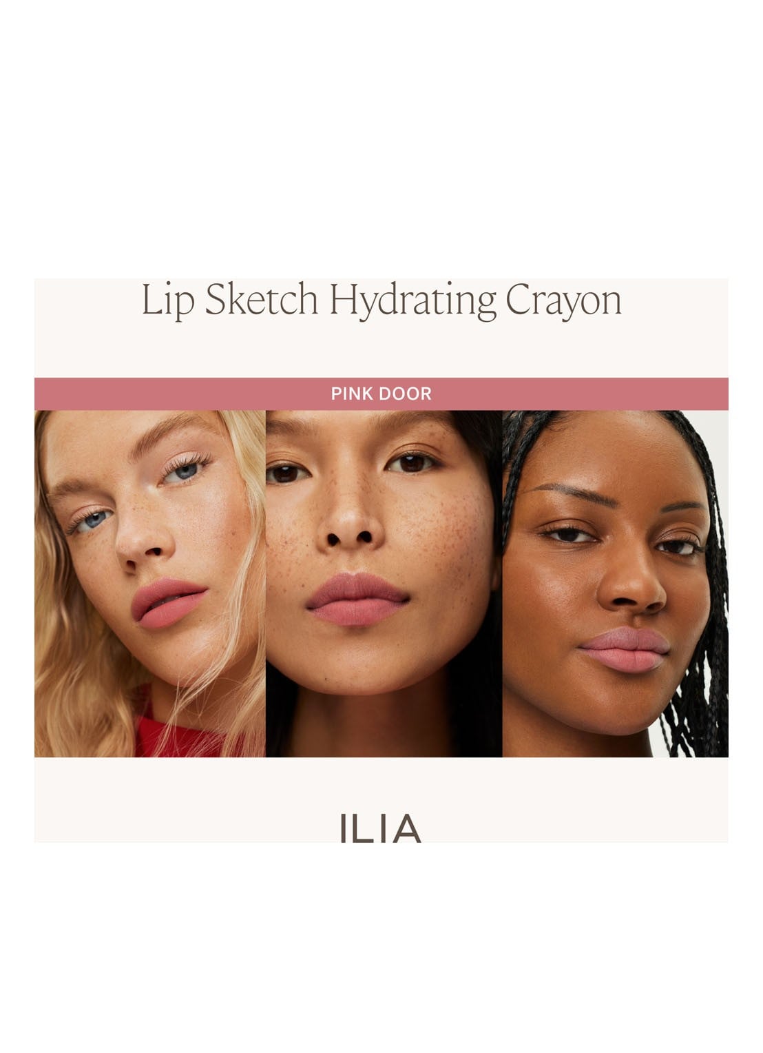ILIA Beauty Lip Sketch Hydrating Crayon - lipstick - detail 5 pink door