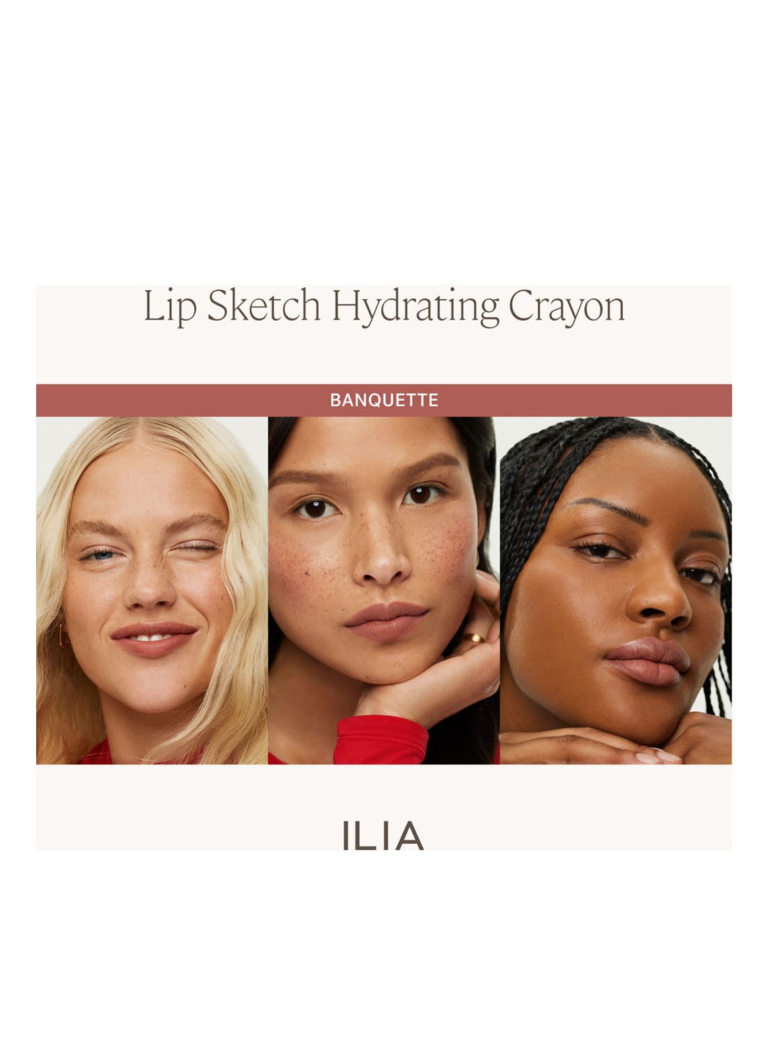 ILIA Beauty Lip Sketch Hydrating Crayon - lipstick - detail 3 banquette