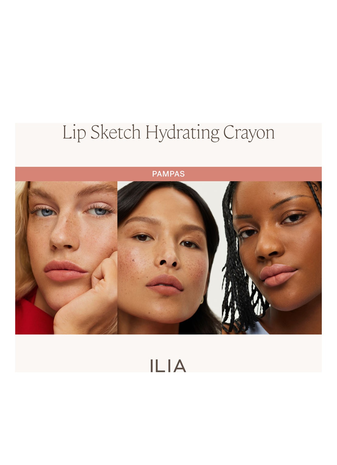 ILIA Beauty Lip Sketch Hydrating Crayon - lipstick - detail 3 pampas