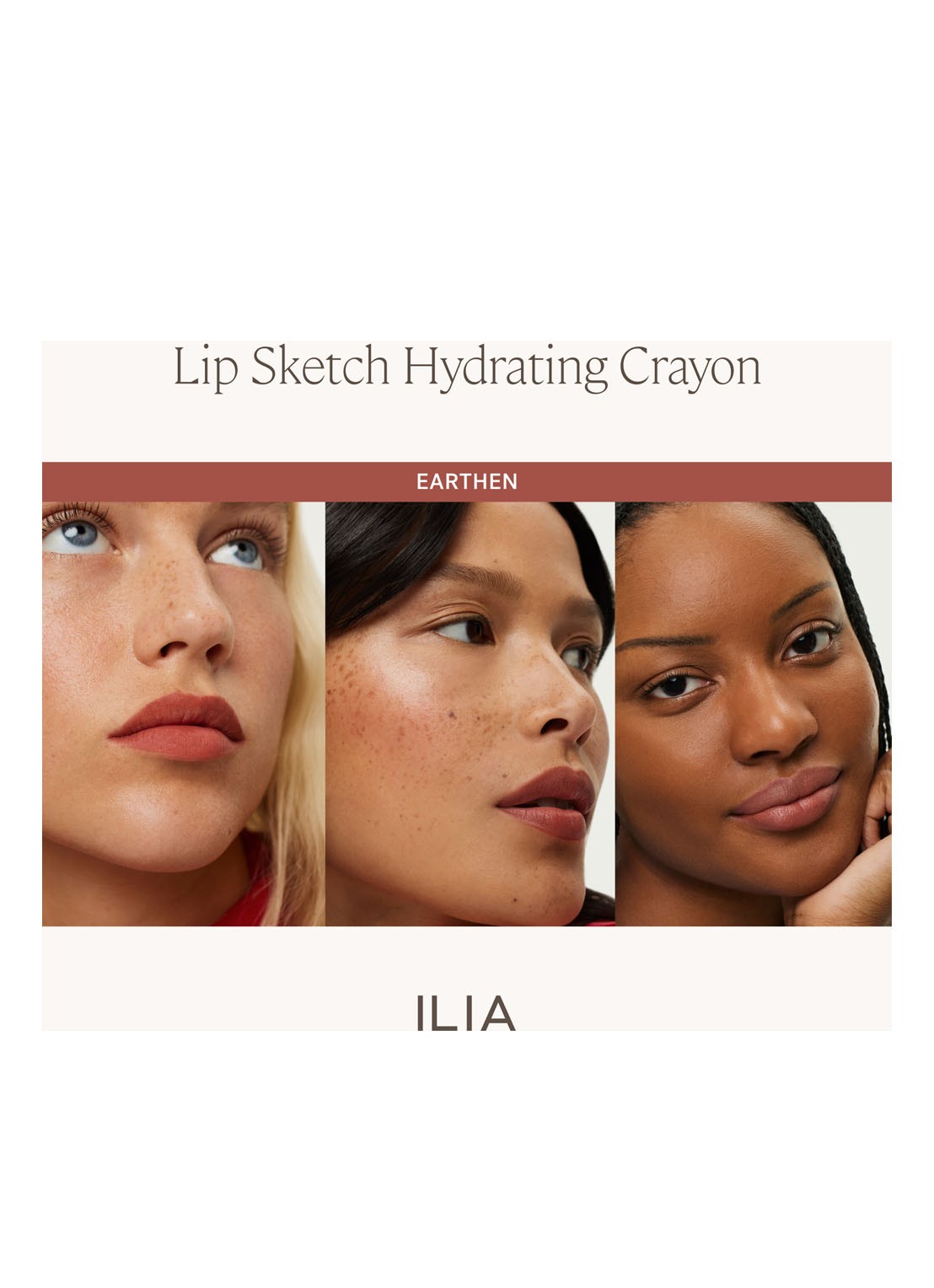 ILIA Beauty Lip Sketch Hydrating Crayon - lipstick - detail 5 earthen