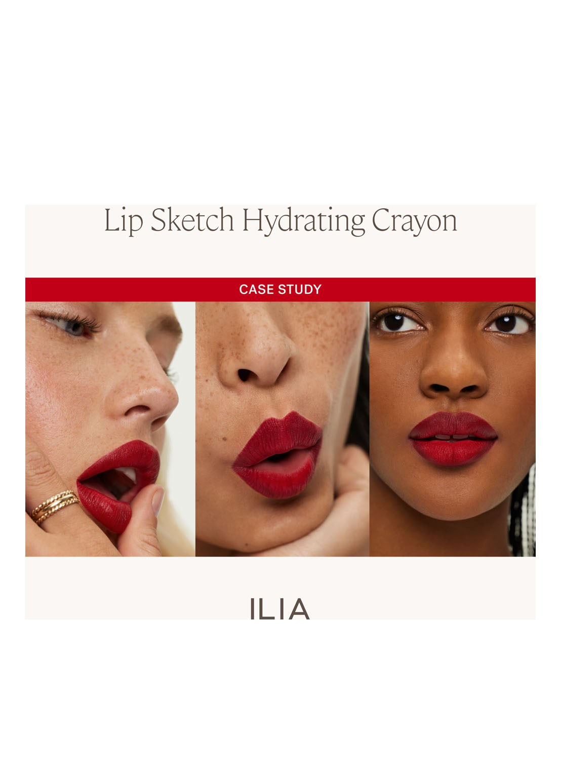 ILIA Beauty Lip Sketch Hydrating Crayon - lipstick - detail 5 case study