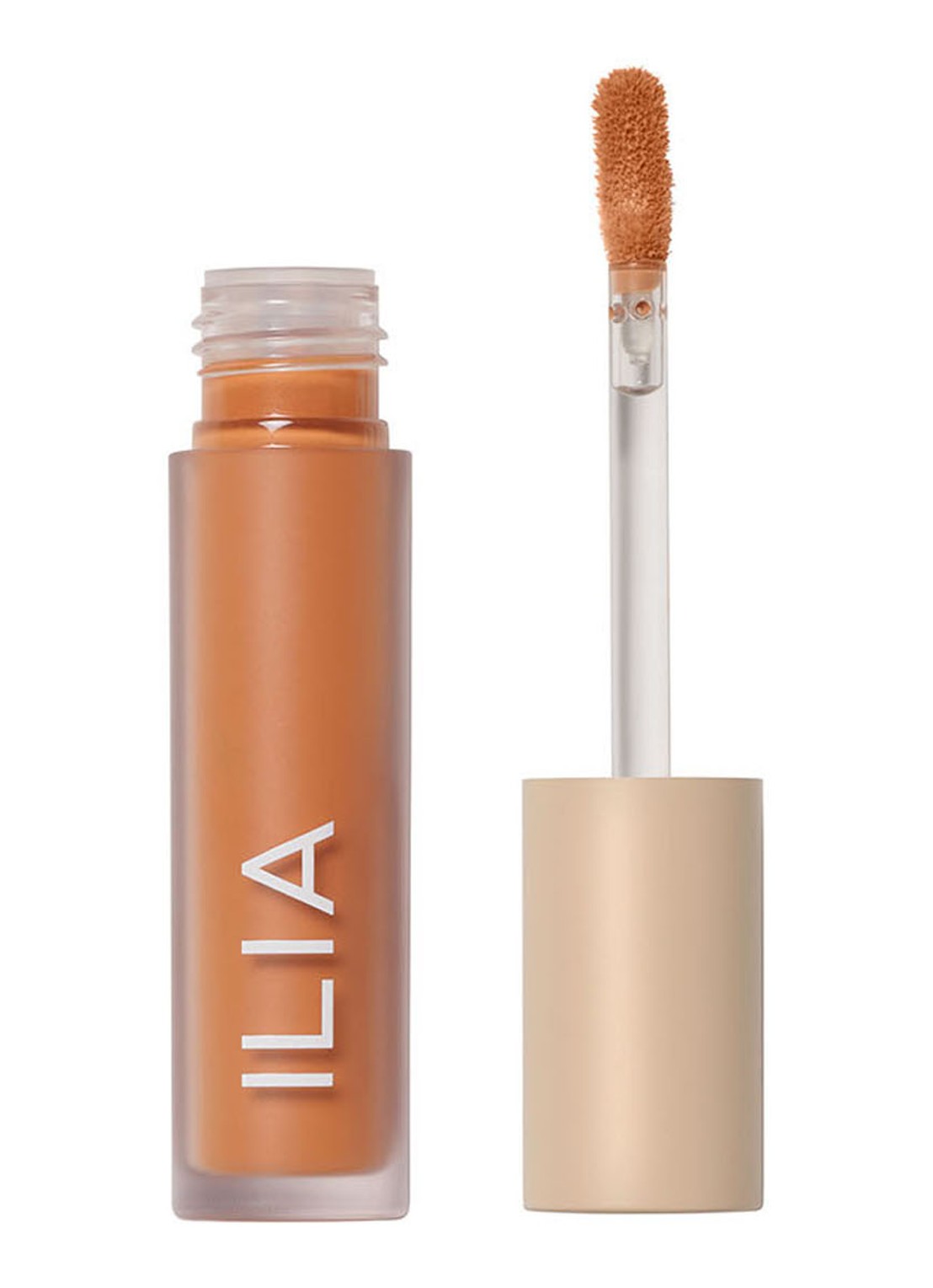 ILIA Beauty Liquid Powder Matte Eye Tint - oogschaduw  - voorkant 4 ochre