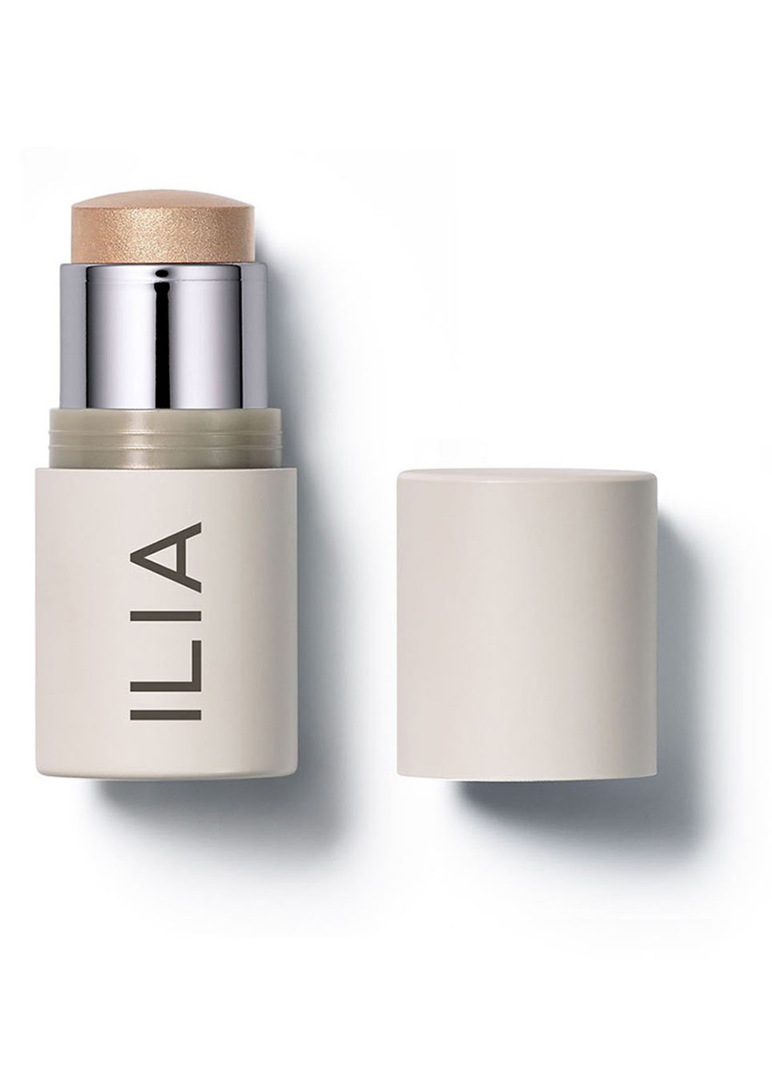 ILIA Beauty Multi-stick & Illuminator - 2-in-1 blush & liptint - voorkant cosmic dancer (gold)