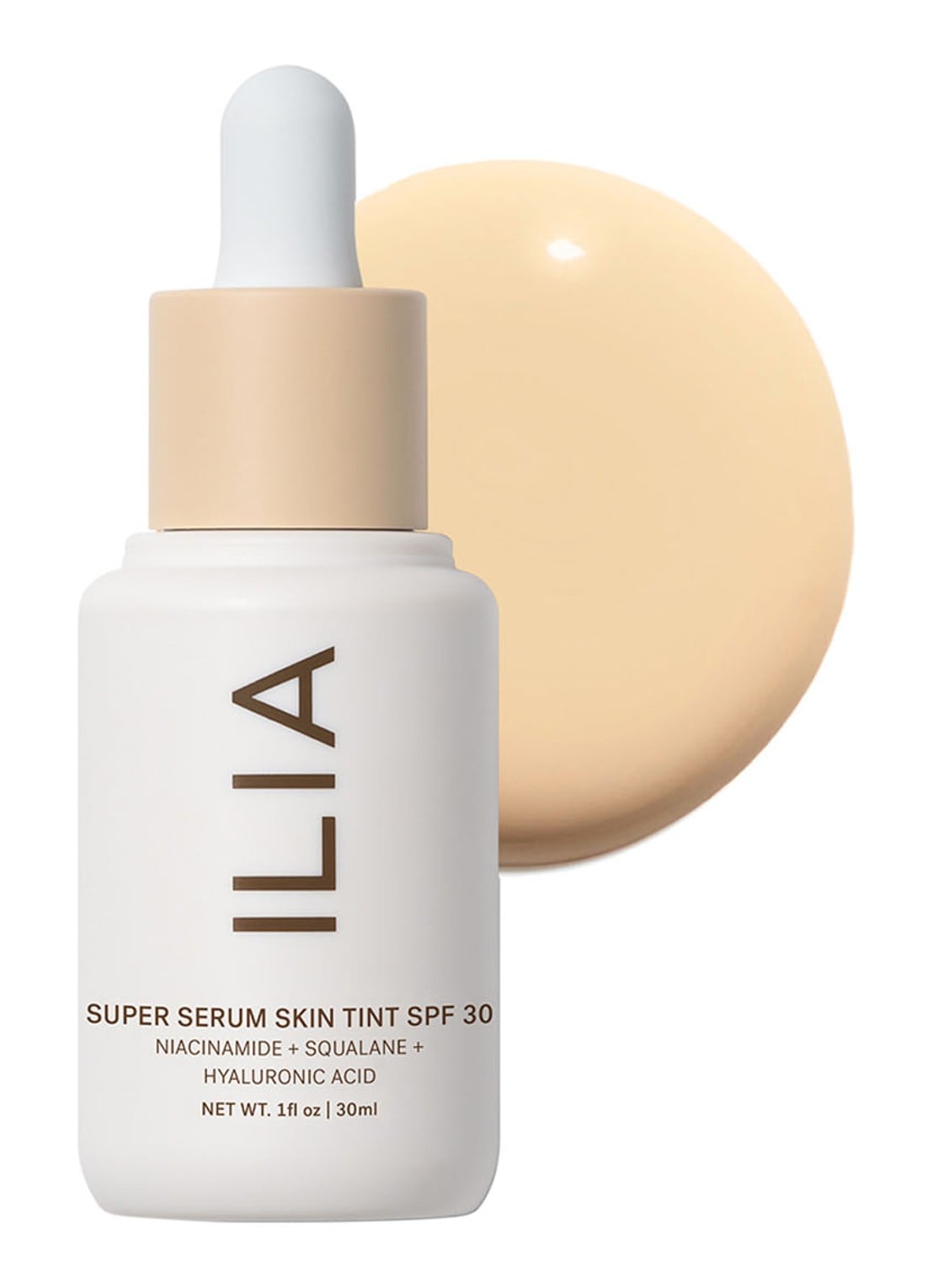 ILIA Beauty Super Serum Skin Tint Broad Spectrum SPF30 - getint serum - voorkant 6 tulum - st2