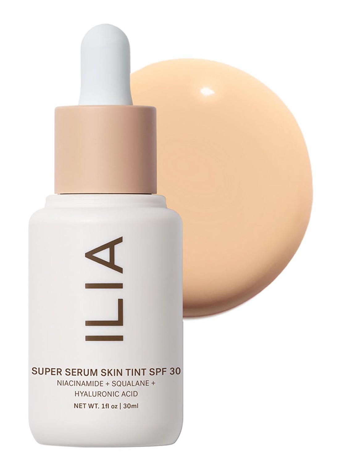 ILIA Beauty Super Serum Skin Tint Broad Spectrum SPF30 - getint serum - voorkant 6 balos - st3