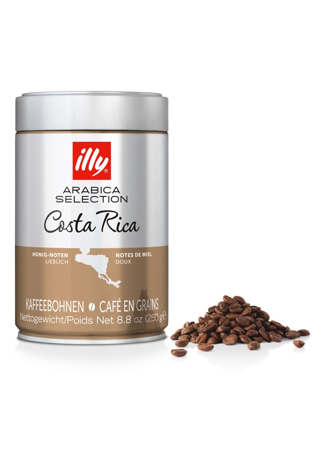 illy Arabica Selection Costa Rica koffiebonen 250g - voorkant undefined