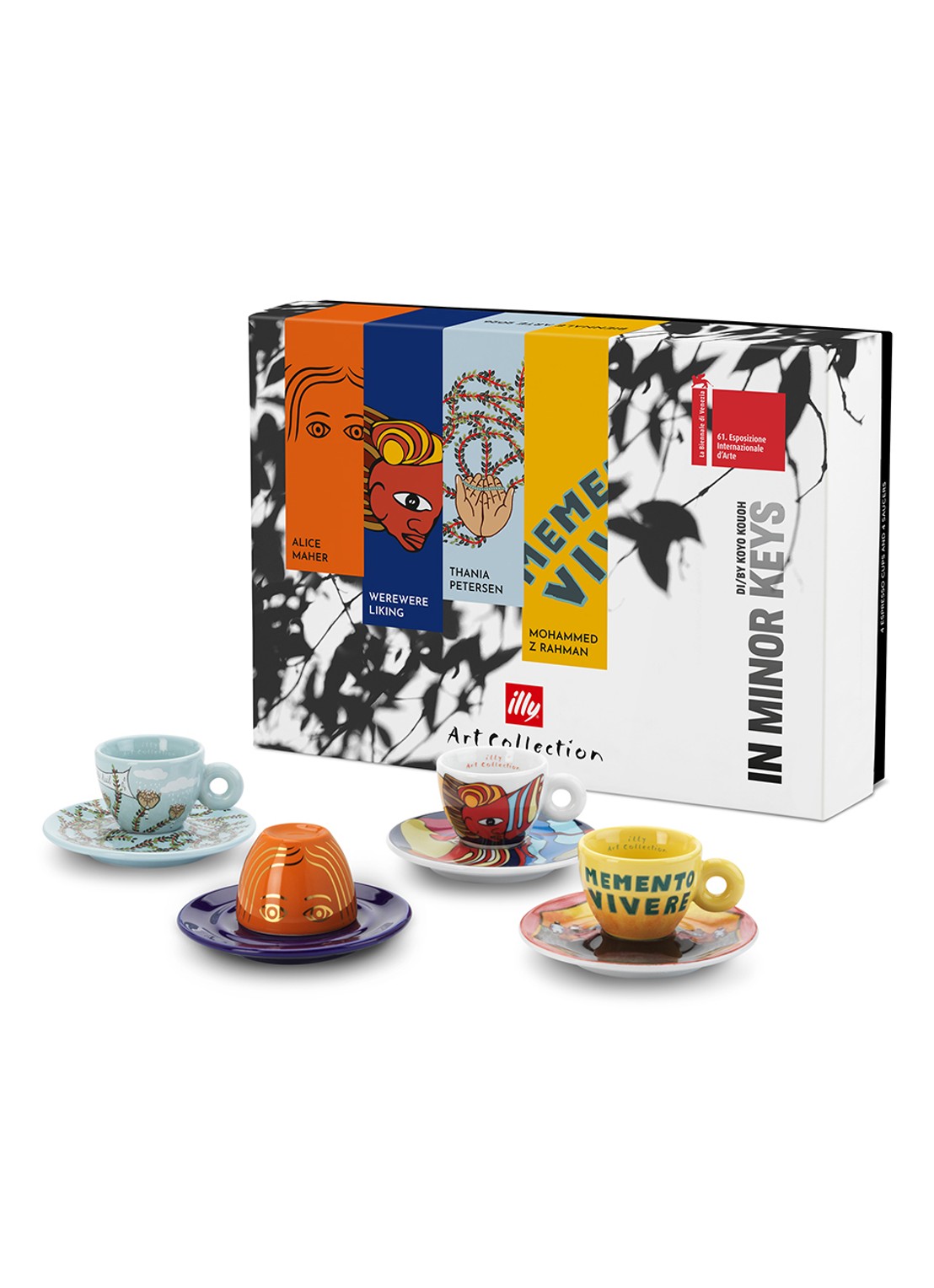 illy Biennale espressokopje set van 4 - voorkant undefined