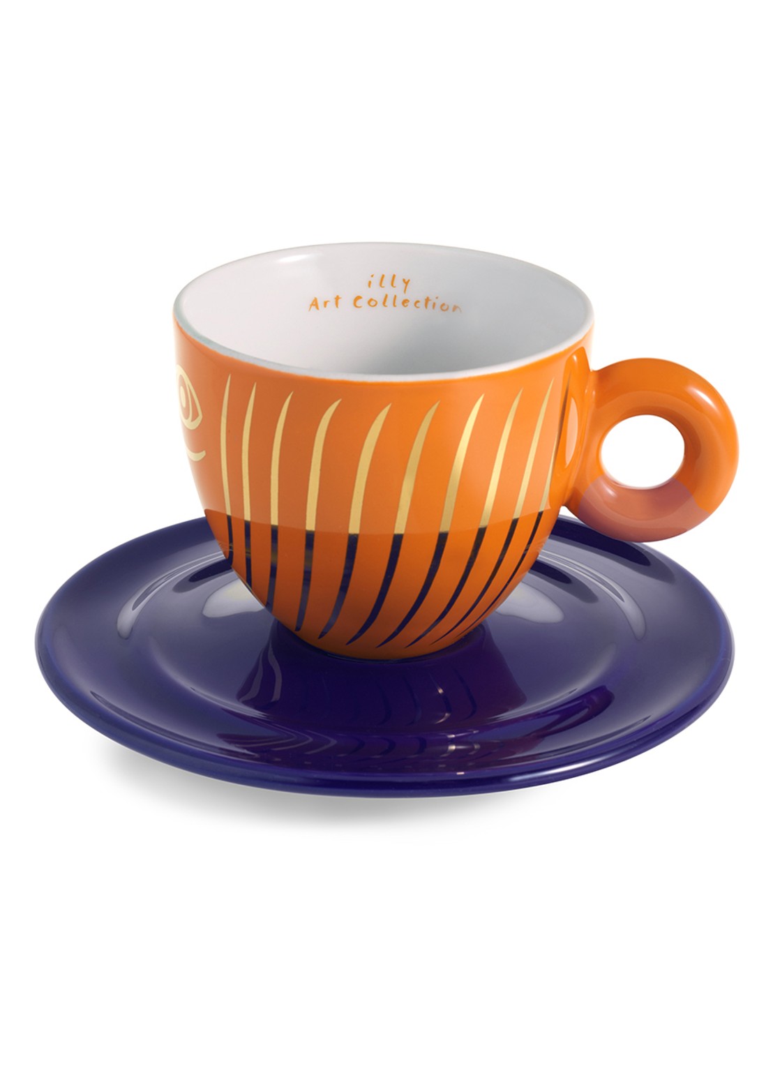 illy Biennale Maher espressokopje met schotel in giftbox - voorkant undefined