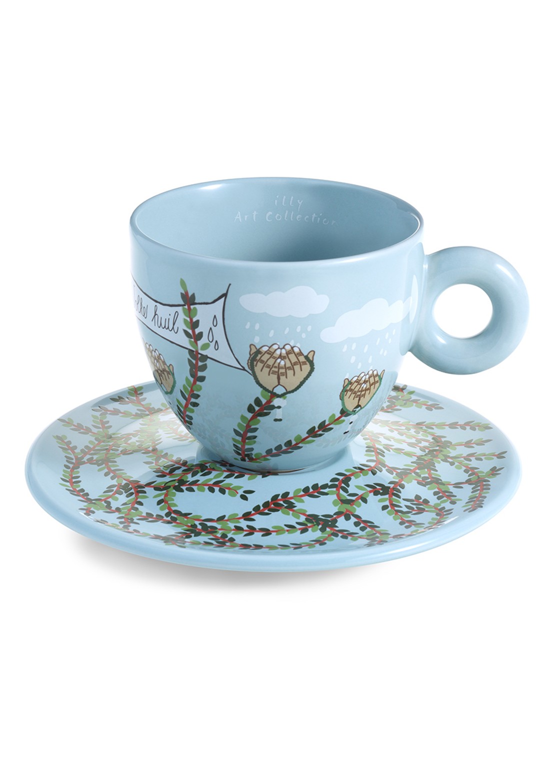 illy Biennale Petersen espressokopje met schotel in giftbox - voorkant 2 undefined