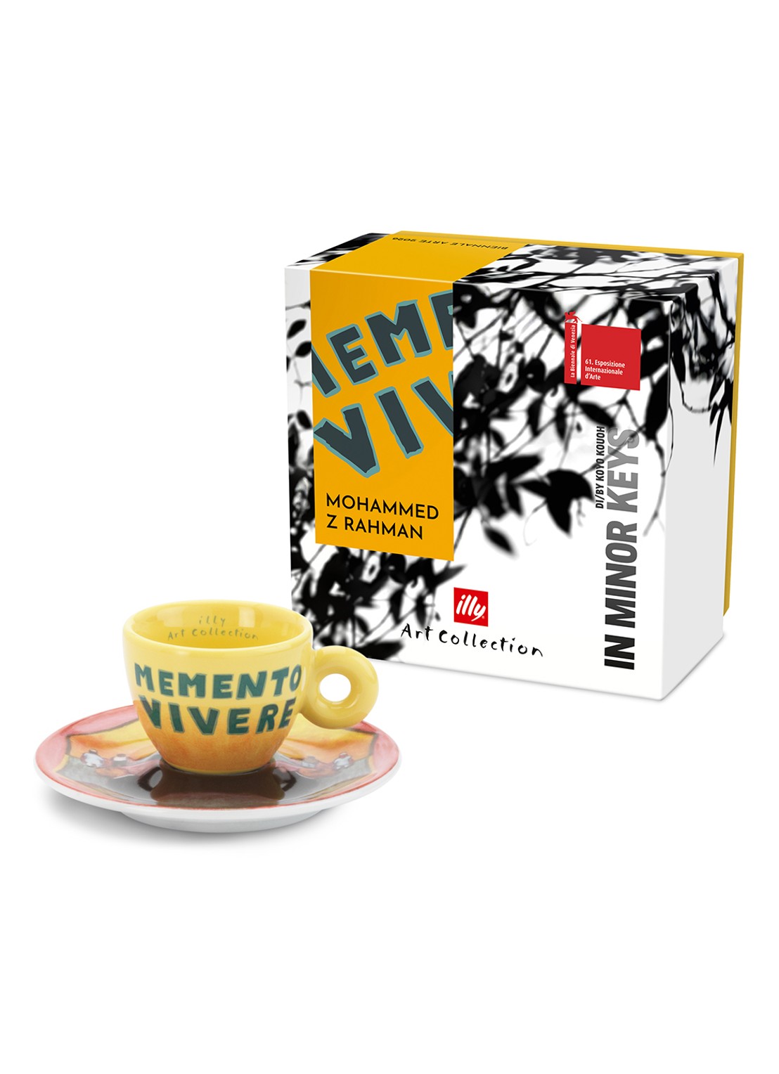 illy Biennale Rahman espressokopje met schotel in giftbox - voorkant 3 undefined