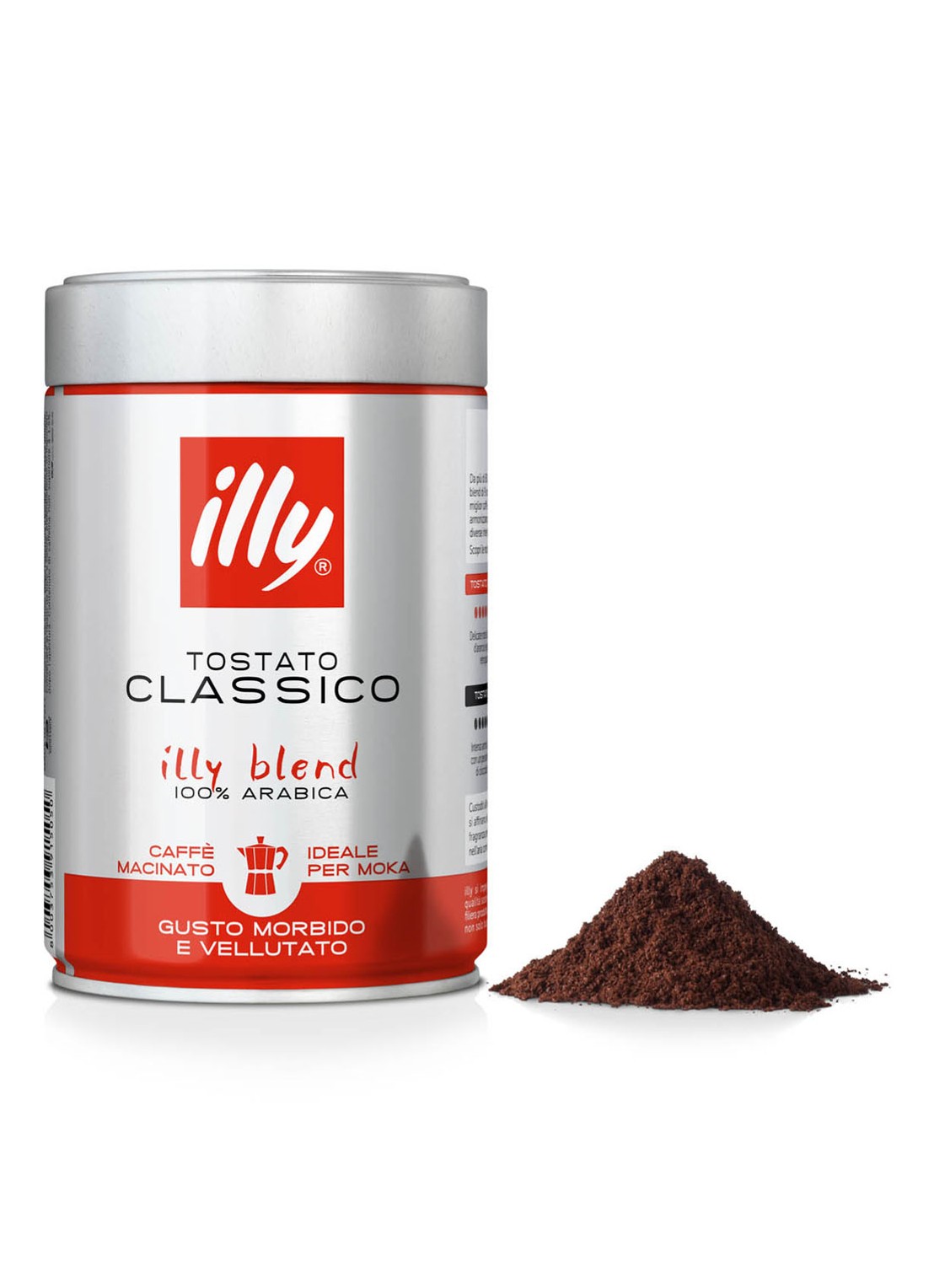 illy Classico gemalen koffie voor percolator 250 gram - voorkant undefined