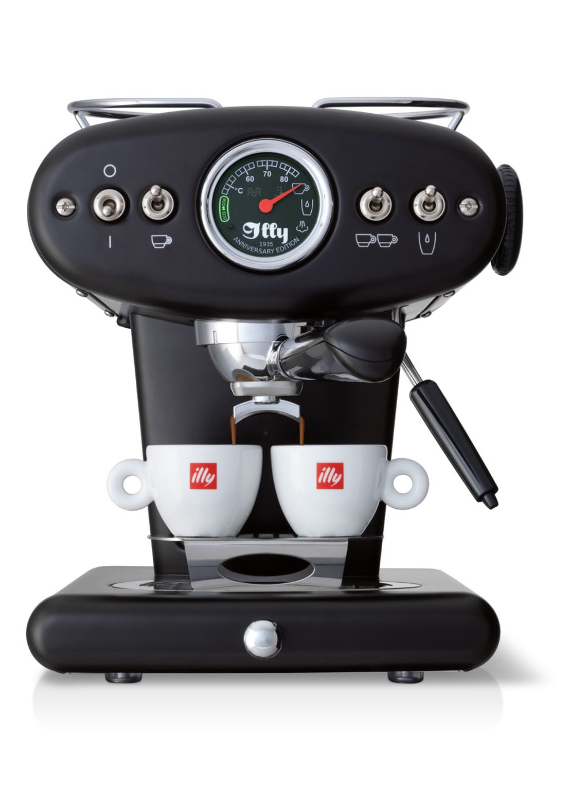 illy FrancisFrancis X1 Anniversary ESE & Ground espressomachine - voorkant 5 zwart