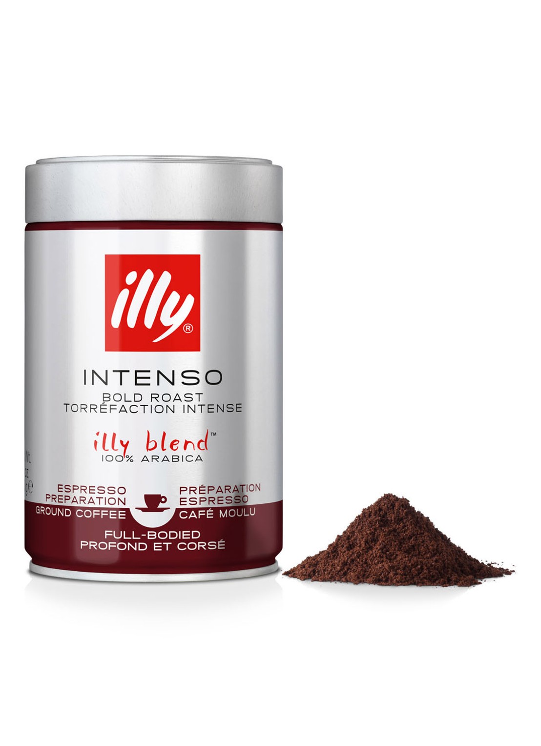 illy Intenso gemalen koffie 250 gram - voorkant undefined