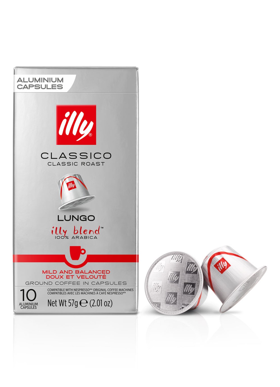 illy Lungo compatible koffiecapsules 10 stuks - voorkant undefined