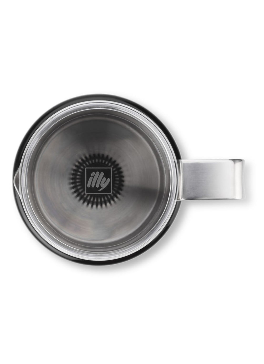 illy Melkopschuimer 250 ml 23760 - detail zwart