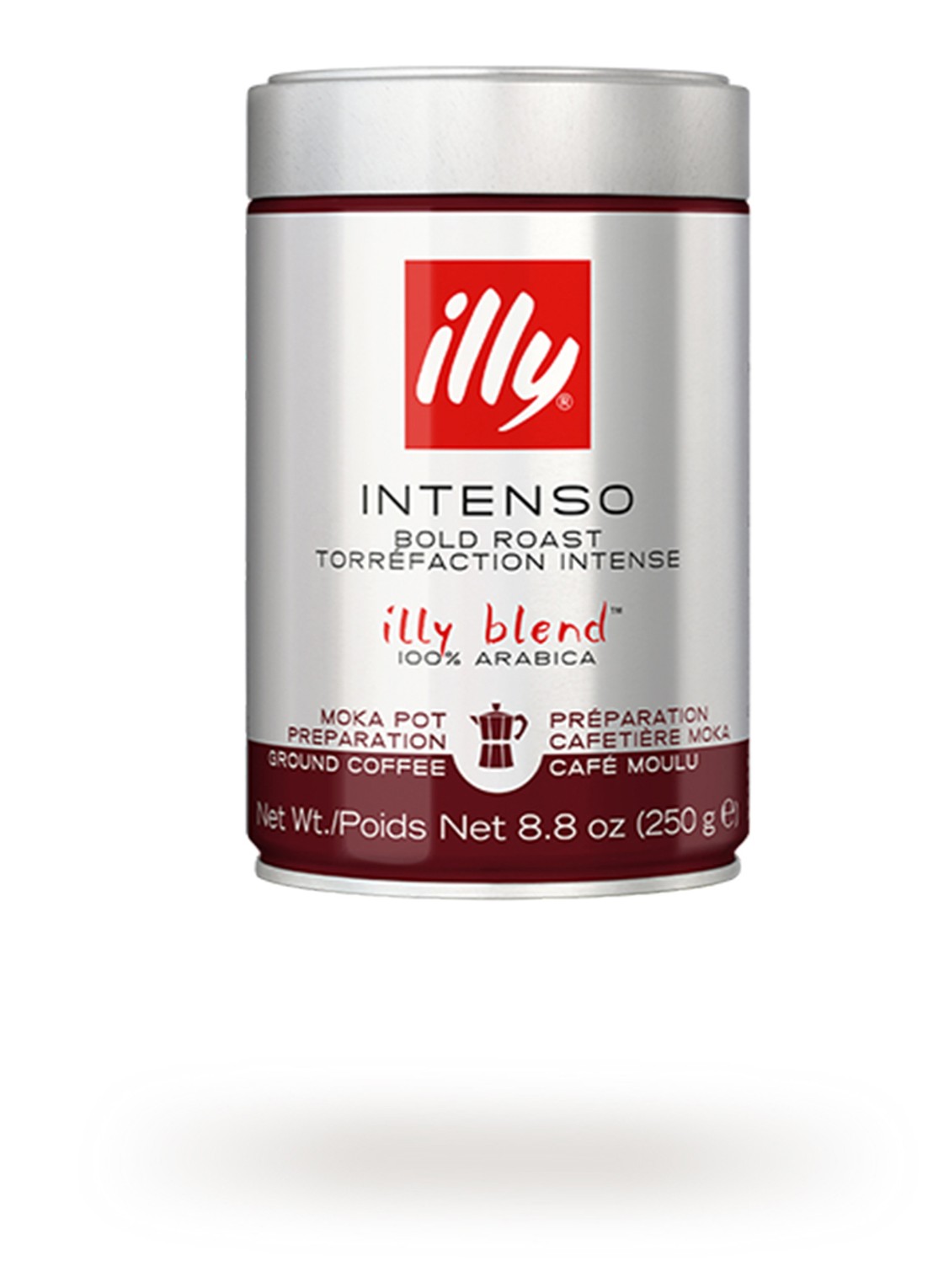illy Moka Intenso gemalen koffie 250 gram - voorkant 3 undefined