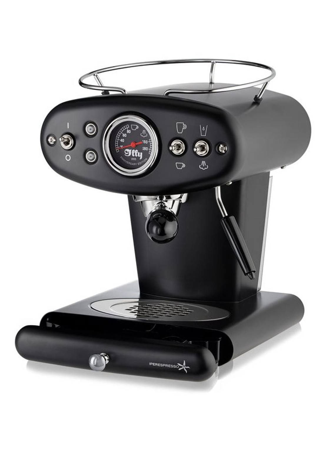 illy X1 Anniversary Iperespresso espressomachine - detail 3 zwart