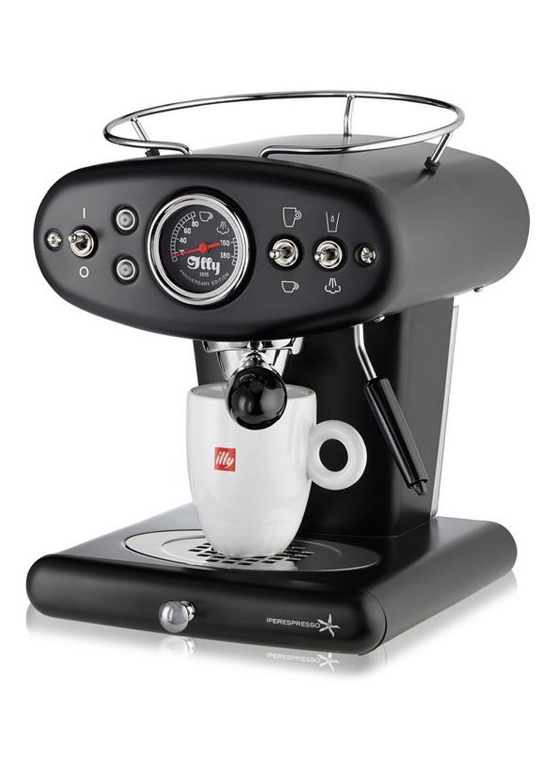 illy X1 Anniversary Iperespresso espressomachine - detail 5 zwart