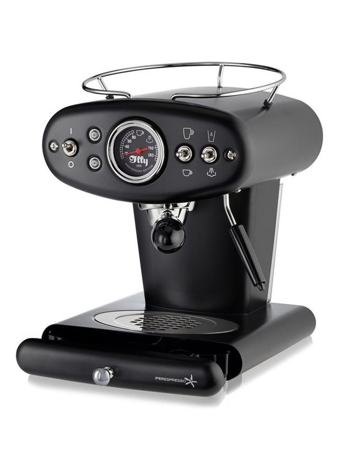 illy X1 Anniversary Iperespresso espressomachine - detail 6 zwart