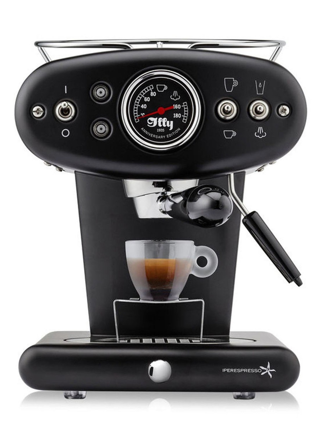 illy X1 Anniversary Iperespresso espressomachine - voorkant zwart