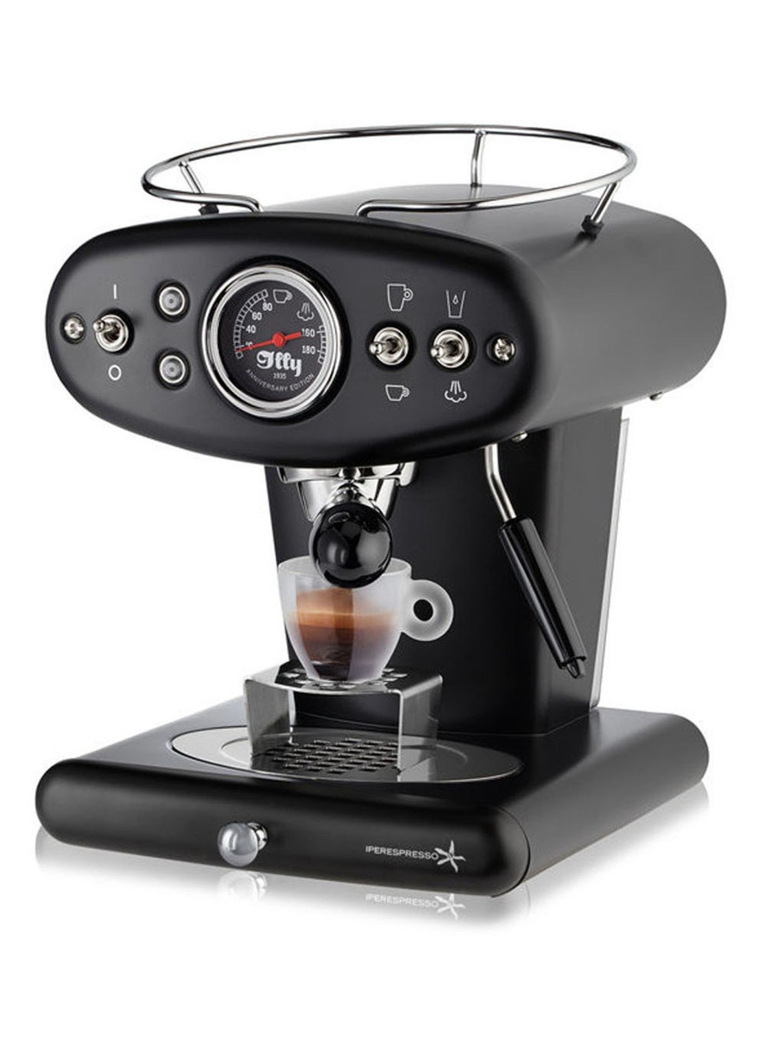 illy X1 Anniversary Iperespresso espressomachine - voorkant 2 zwart