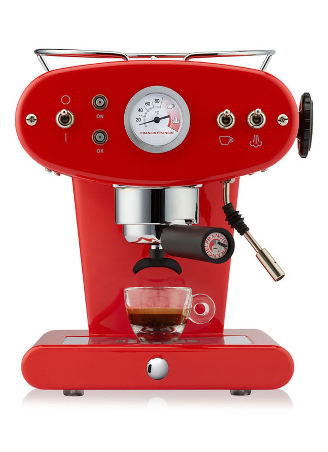 illy X1 Iperespresso espressomachine 6335 - detail 3 rood