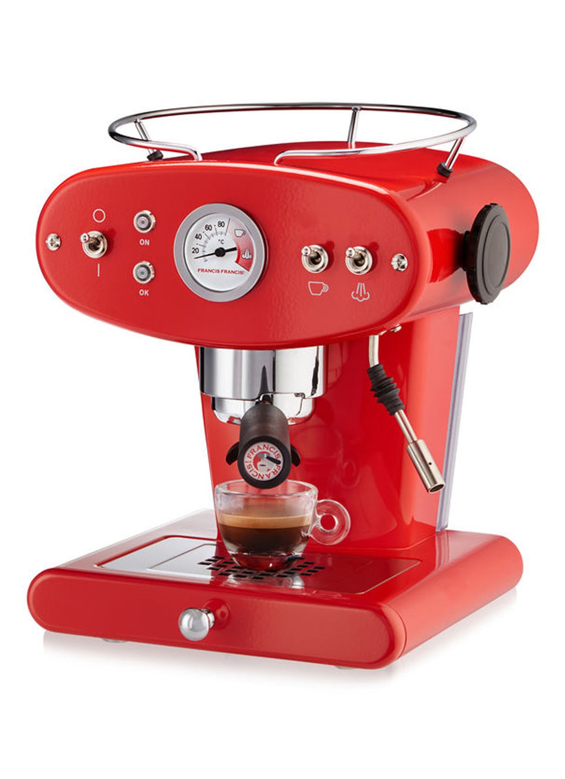 illy X1 Iperespresso espressomachine 6335 - detail 4 rood