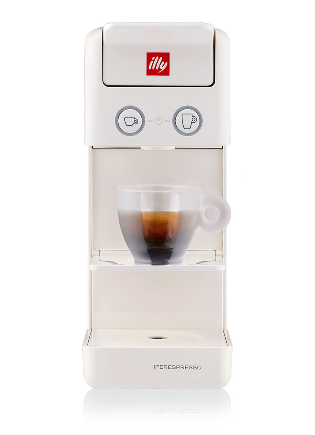 illy Y3.3 Iperespresso espresso- & koffiemachine 60477 - voorkant 3 wit