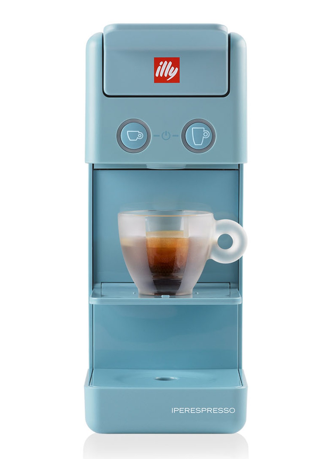illy Y3.3 Iperespresso espresso- & koffiemachine 60477 - voorkant lichtblauw