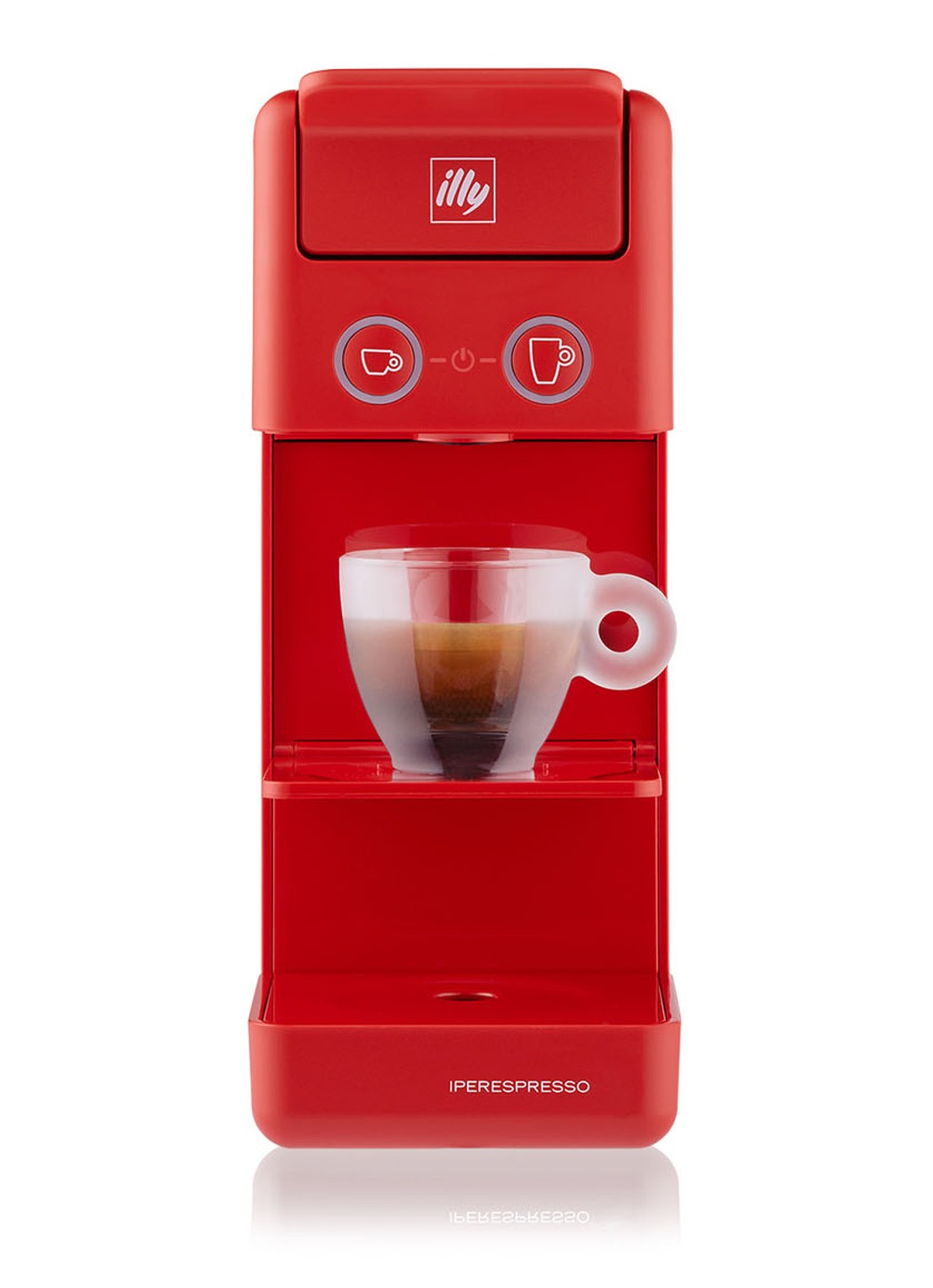 illy Y3.3 Iperespresso espresso- & koffiemachine 60478 - voorkant 3 steenrood