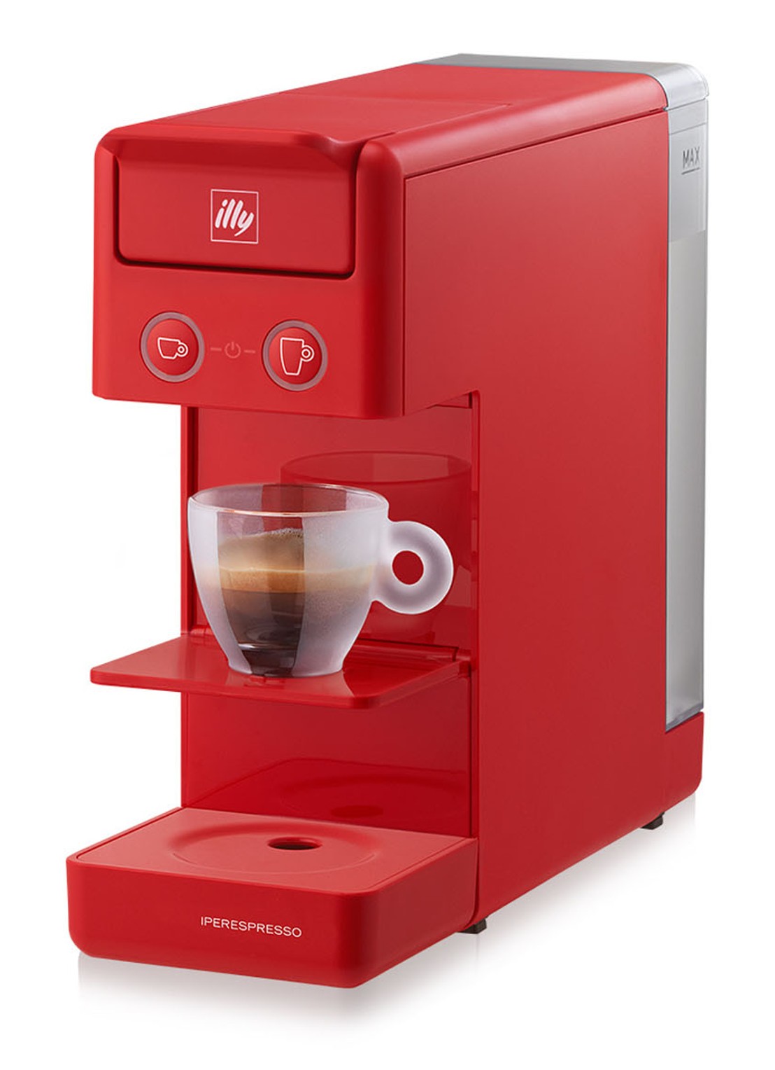 illy Y3.3 Iperespresso espresso- & koffiemachine 60478 - voorkant 4 steenrood