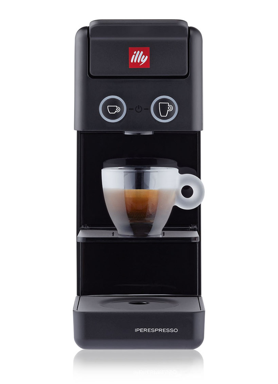illy Y3.3 iperEspresso espressomachine - voorkant zwart