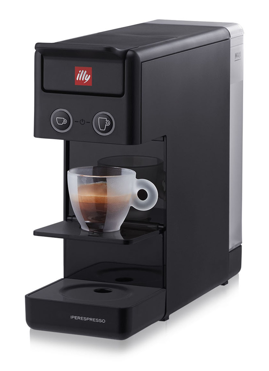 illy Y3.3 iperEspresso espressomachine - voorkant 2 zwart