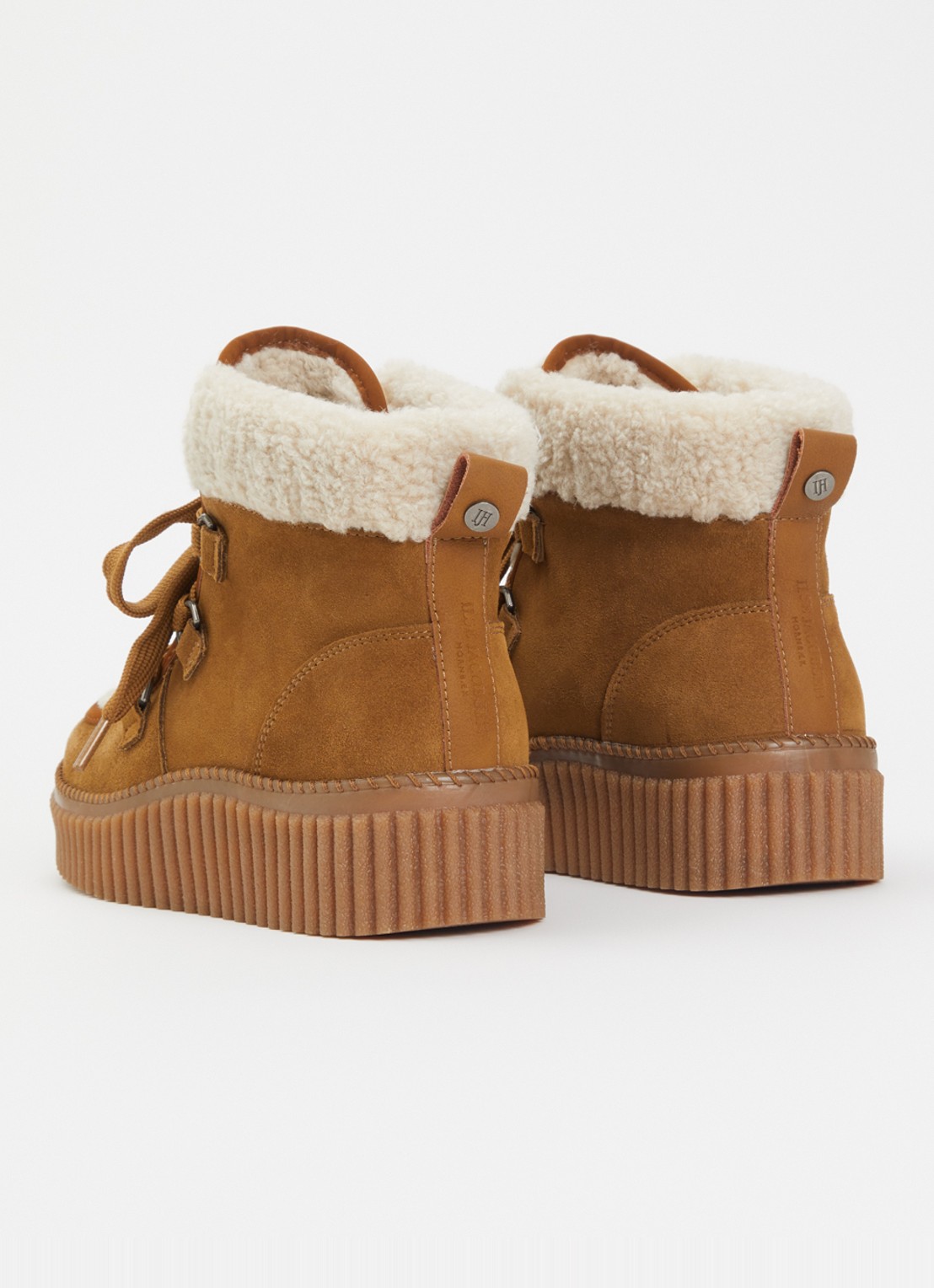 Ilse Jacobsen Calira02 veterboot van suède - achterkant 3 camel