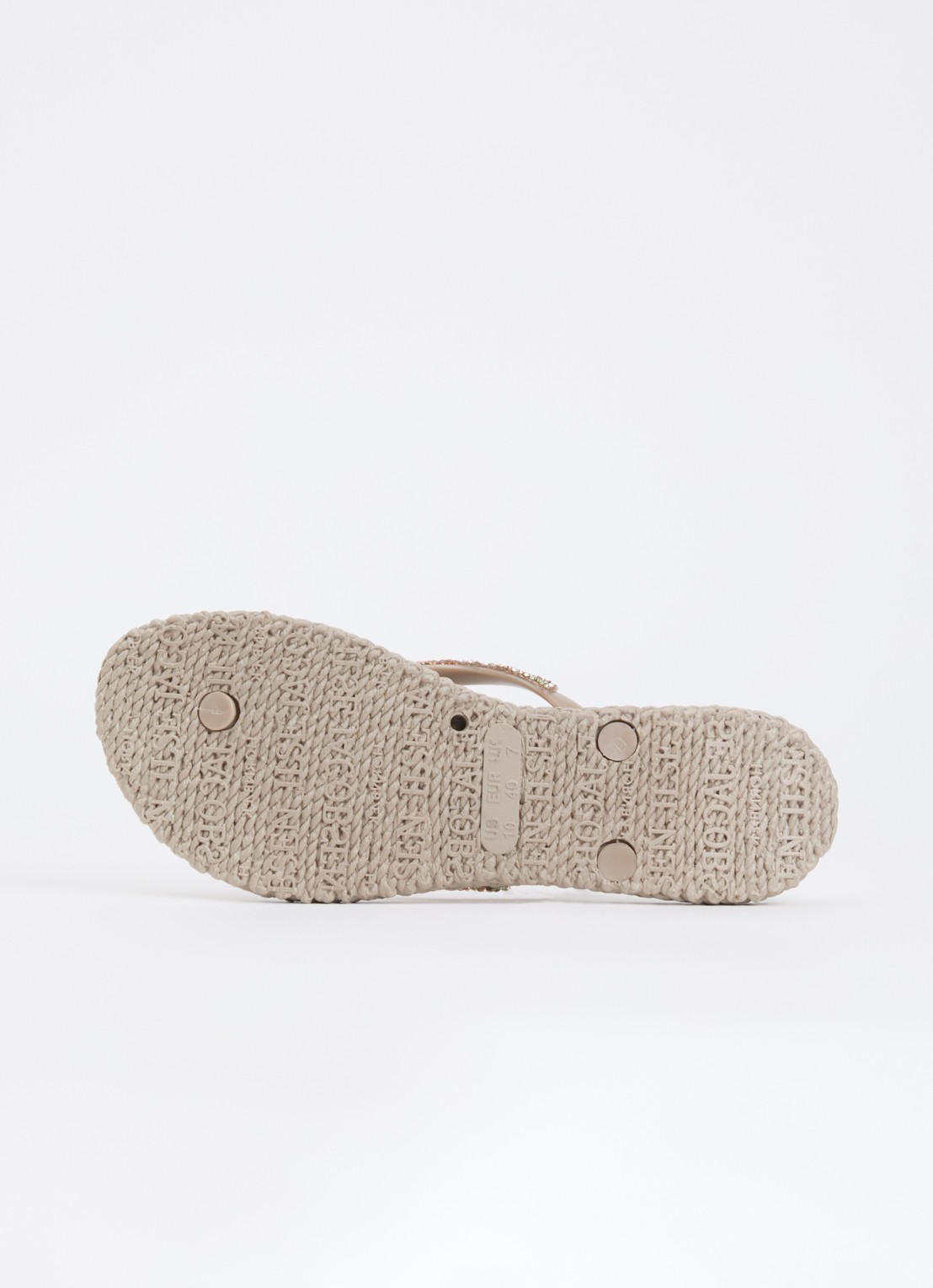 Ilse Jacobsen Cheerful slipper met strass - detail 5 taupe
