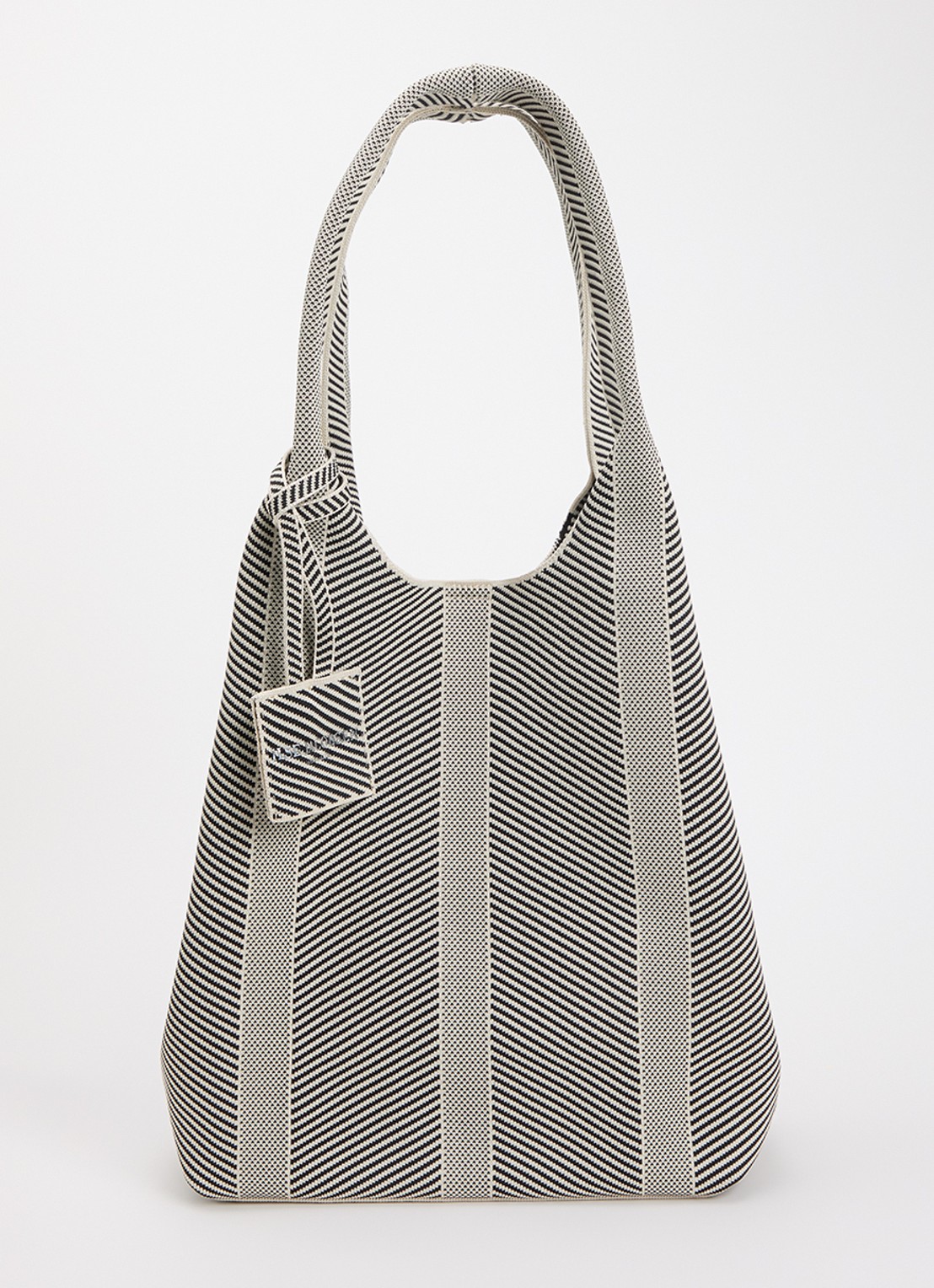 Ilse Jacobsen Shopper met grafische print - voorkant 4 zwart