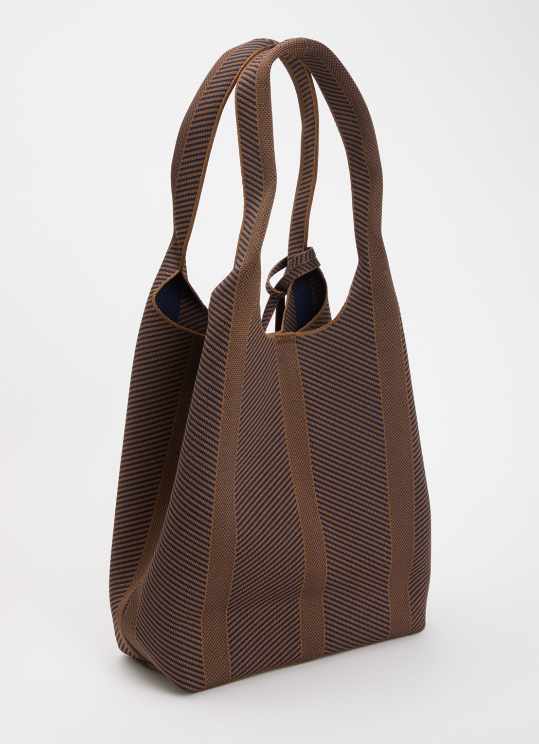 Ilse Jacobsen Shopper met grafische print - achterkant 4 bruin